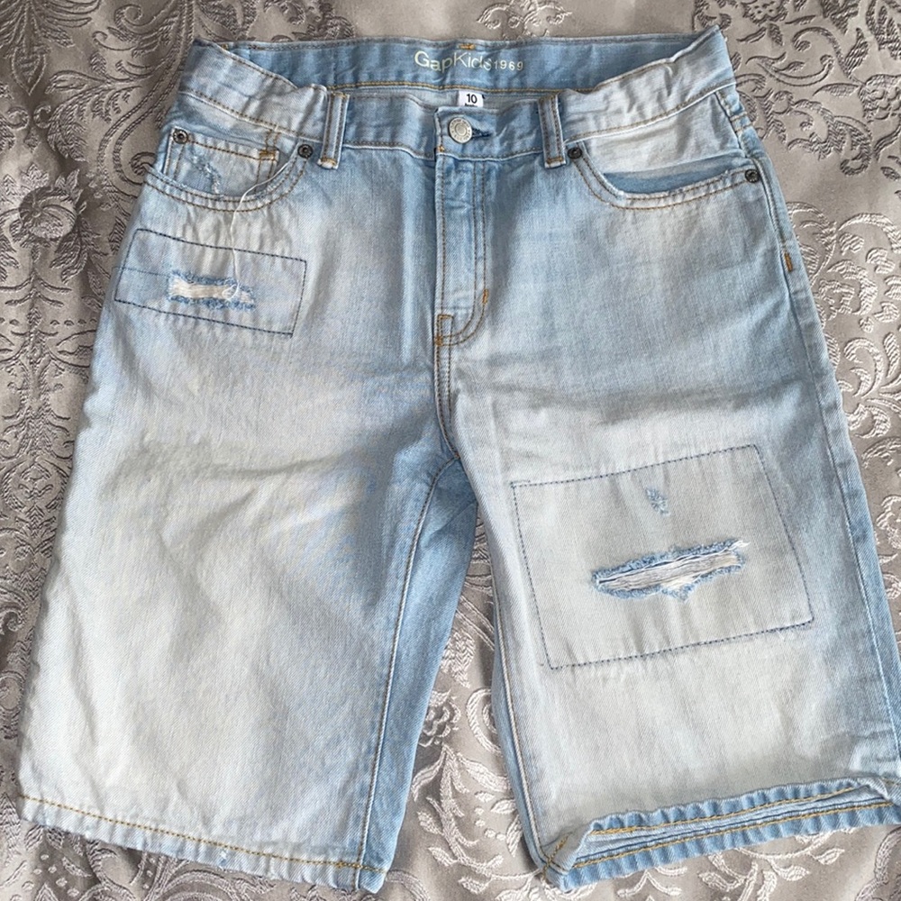 GAP boys husky denim shorts SIZE 10 HUSKY